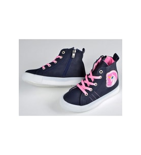 unicorn kız çocuk bilekli spor sneakers ayakkabı (Lacivert)