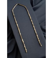 Hematit Doğal Taş Parlak Antik Sarı Altıgen Kesim 4x6mm Dizi [AA]