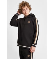Çocuk Fermuarlı Kapüşonlu  Sweatshirt 25N-3130 (Siyah)