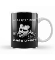 Game Over Man Game Over Quote Aliens Kupa Bardak Porselen