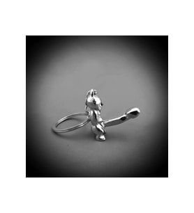 Bereket Tanrısı Gümüş Metal Anahtarlık