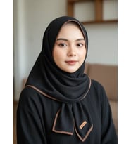 Mismara Müslin Biyeli Eşarp Siyah Kahve