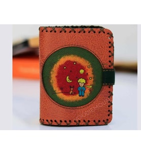 Küçük Prens Figürlü Küçük Cüzdan Etnik Bohem Retro Style - TABA