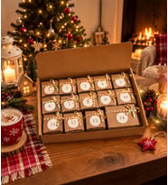 Advent Calendar Yılbaşı Ağacı Süsleri Hediye Kutusu (14'lü)