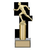 ODAK KUPA - Figürlü Kupalar - Atletizm Erkek Figürlü Kupalar FG-007 B - 28 cm