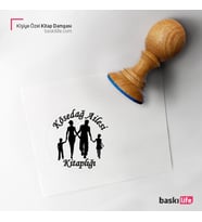 Kişiye Özel Kitap Damgası Kitap Mührü Kaşe Kitap Mühür Özel Damga 296