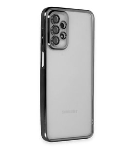 Durukar® Samsung Galaxy A23 4G Kılıf Lensli Silikon - Siyah