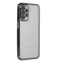Durukar® Samsung Galaxy A23 4G Kılıf Lensli Silikon - Siyah