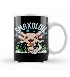 Snaxolotl Funny Axolotl Sushi Snacks Kawaii Animal Kupa Bardak Porselen
