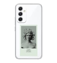 Samsung Galaxy A34 Uyumlu Medusa Tasarımlı Şeffaf Telefon Kılıfı