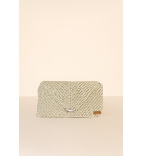 Ivory Clutch Örgü El Çantası (Astarlı)