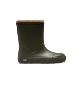 İGOR Yogi Borreguito Unisex Çocuk Kürklü Su Geçirmez Çizme 25k W10306 Haki
