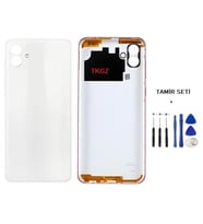 Samsung Galaxy A04 - SM-A045 FULL Kasa Arka Kapak Takım BEYAZ - TAMİR SETİ