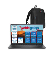 Dell Inspiron 3530 Intel Core I5-1334U 64GB 512GB SSD 15.6" 120Hz Fhd Ubuntu I35303407U07 + Zetta Çanta