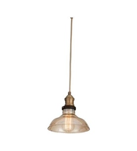 MYLİGHTS VİNTAGE  RUSTİK RETRO CAMLI SARKIT AVİZE EN 20 CM (Siyah)