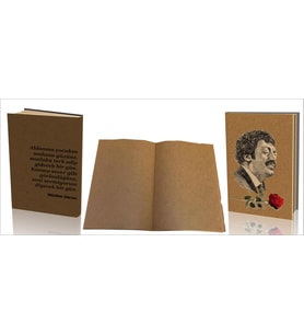 Hobi defteri / Kraft kağıt anı defteri / Nostaljik Defter