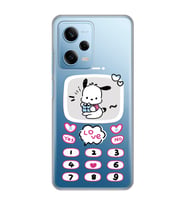 Redmi Note 12 Pro 5G Uyumlu Kawaii Köpek Tasarımlı Şeffaf Telefon Kılıfı