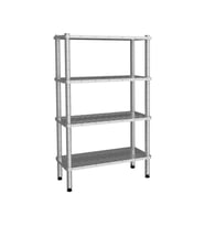 Empero EMP.D.3.53152-18-4-D 4 Katlı Delikli Raflar 53x152x180 cm INOX 304