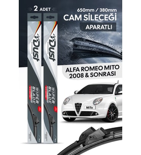 Alfa Romeo Mito 2008-Sonrası Uyumlu Silecek Takımı 650MM/380MM S7