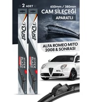 Alfa Romeo Mito 2008-Sonrası Uyumlu Silecek Takımı 650MM/380MM S7