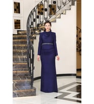 Dilara Abiye Lacivert FVM208