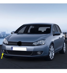 VW Golf 6 2009-2012 Ön Tampon Sağ Sis Farı 5K0941700