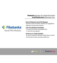 PrestaShop - Fibabanka Sanal POS Modülü