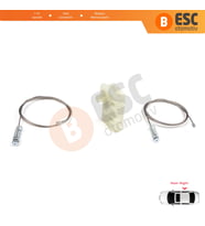 Renault Clio MK3 2005-2014 5-Kapı 8200291153 İçin Elektrikli Arka Sağ Cam Kriko Tamir Seti