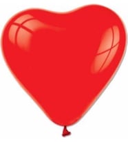 Pazariz  Kalp Balon Kırmızı 20 Adet