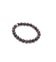 HAKİKİ FASET KESİM DOĞAL LAL (GRANAT) BİLEKLİK 1.KALİTE DOĞAL TAŞ