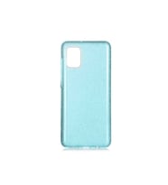 Samsung Galaxy A31 Uyumlu Kılıf Zore Shining Silikon (Mavi)