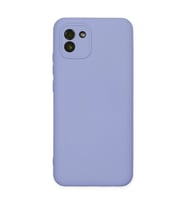 Samsung Galaxy A03 Kılıf Nano İçi Kadife Silikon - Lila