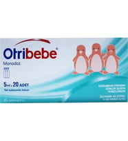 Otribebe Monodoz %100 Doğal Deniz Suyu 5 ml x 20 Flakon