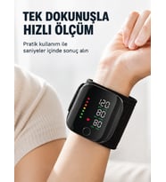 Bilekten Dijital Tansiyon Ölçer Geniş Ekran ve Kolay Okunabilir Gösterge