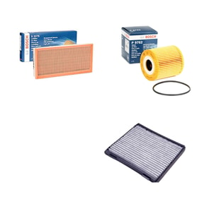 Bosch Filtre Bakım Seti Volvo S40 I 1.6 1.8 Benzin 1995-2003 Hava + Yağ f. + Polen Filtre Sardes