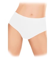 Elite Life A-04-822 Kadın Dikişsiz İz Yapmaz Cep Ağlı Slip Külot (Beyaz)