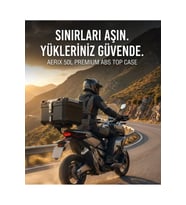 Motosiklet Arka Çantası 50L – Scooter & Kurye Uyumlu, Su Geçirmez