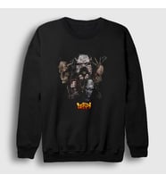 Presmono Unisex Siyah Band Lordi Sweatshirt 375521tt