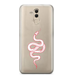 Huawei Mate 20 Lite Uyumlu Baskılı Yumuşak Silikon Şeffaf Telefon Kılıfı