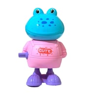 Kurmalı Zıp Zıp Zıplayan Yürüyen KURBAĞA 10cm PEMBE