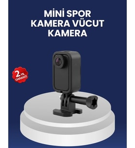 Vlog, Seyahat Ve Günlük Video Çekimleri İçin Mini Kamera