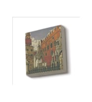 İtalya Görseli Baskılı Taş Magnet 5X5