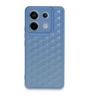 Xiaomi Redmi Note 13 Pro 5g Kılıf Petek Silikon Kapak - Mavi