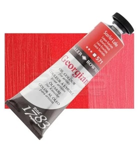 Daler Rowney Georgian Yağlı Boya 38ml No:571 Scarlet Lake