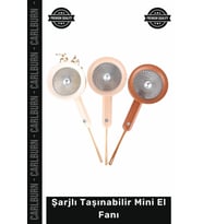 #Vantilatör 3 Kademeli Hız Ayarlı Kompakt Tasarım Güçlü Hava Akımı Şarjlı Taşınabilir Mini El Fanı