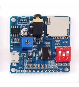 DY-SV5W MP3 Wav Ses Çalma Modülü Class D Amfi 5W 4-8Ohm Hoparlör