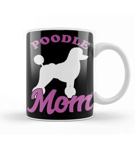 Poodle Mom Dog Lover Owner Gift Kupa Bardak Porselen
