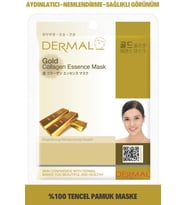 Dermal Beyazlatıcı ve Nemlendirici Altin Özlü Kolajen Maske 23 gr