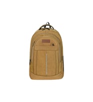 GALB Leather Koyu Bej Kanvas Gunluk Kullanim 17 Inc Laptop Bolmeli Sirt Cantasi Cod 7300
