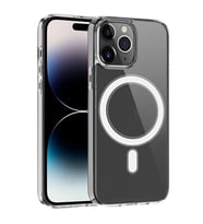 ALLY iPhone 14 Pro 6.1inç Magsafe Uyumlu Manyetik Sert Silikon Kılıf-(5775) - SSSSSS7876-3344